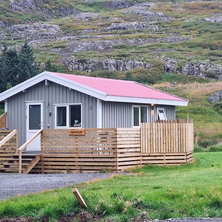 Hvammur 3 Hrakholar With Private Hot Tub Kaldrananes Exterior foto