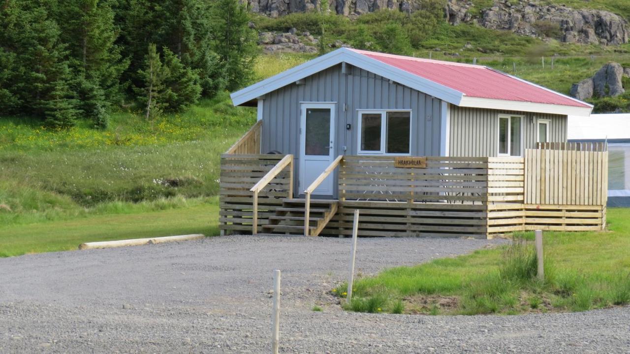 Hvammur 3 Hrakholar With Private Hot Tub Kaldrananes Exterior foto