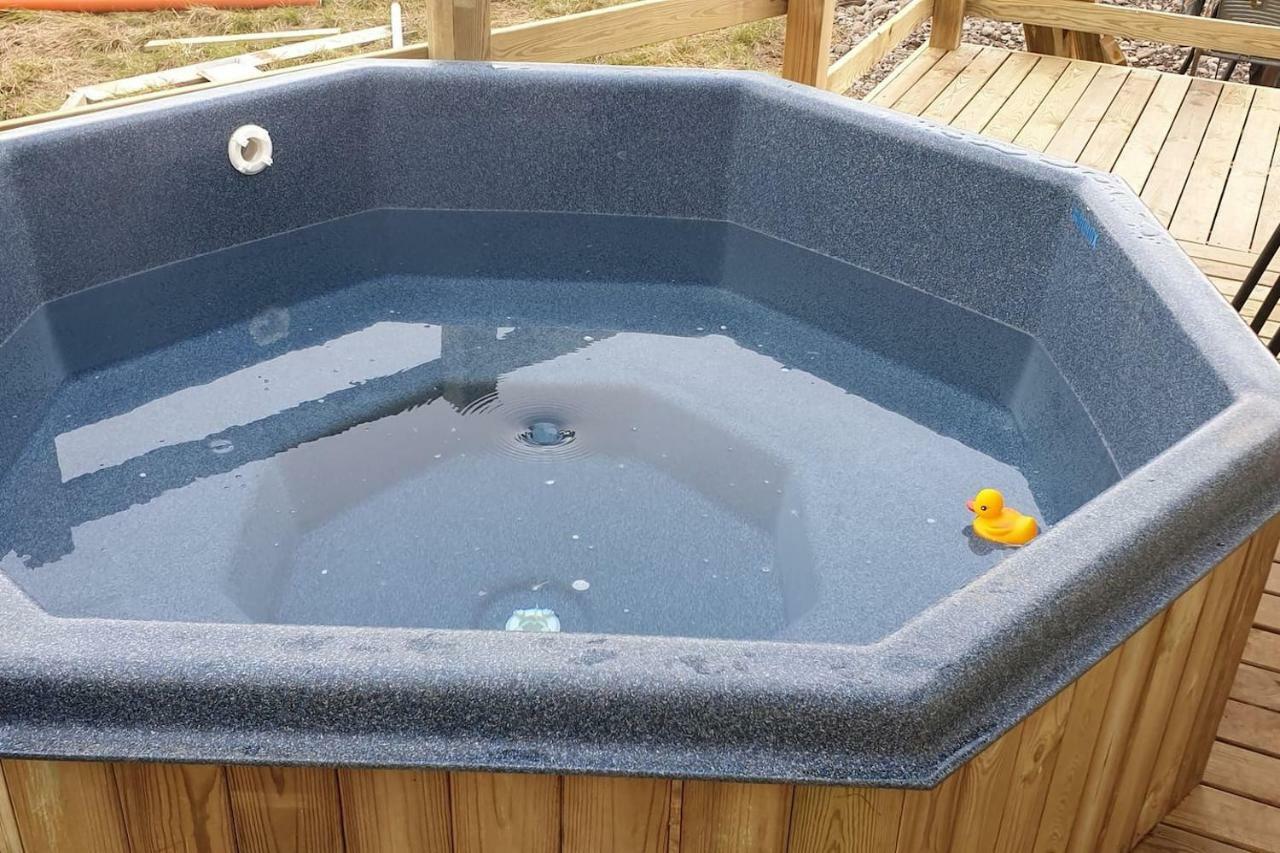 Hvammur 3 Hrakholar With Private Hot Tub Kaldrananes Exterior foto